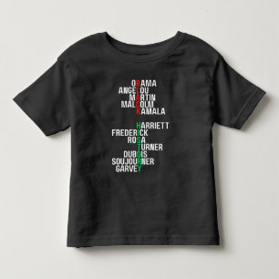 Black History Month Melanin Toddler Kid Boys Girls T-shirt