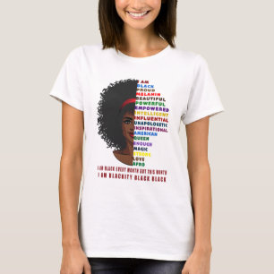 Black History Month Melanin Women Black Girl Magic T-Shirt