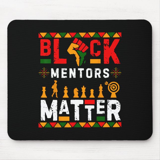Black History Month Mentors Problem African Americ Mouse Pad (Front)