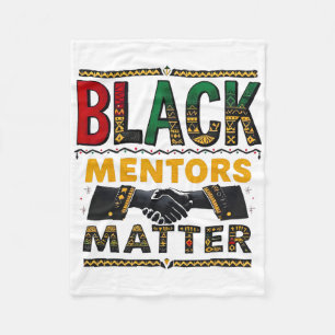 Black History Month Mentors Problem African Herita Fleece Blanket