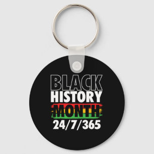 Black History Month - Mlk Day African Roots Civil Keychain