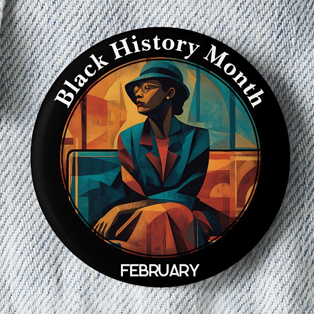 Black History Month Montgomery Bus Boycott Pinback 2 Inch Round Button (Creator Uploaded)