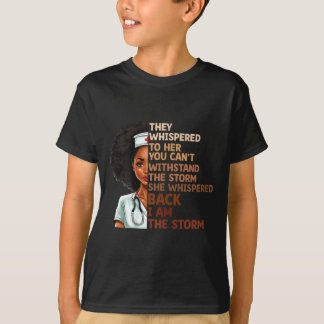 Black History Month Nurse Proud Black African T-Shirt
