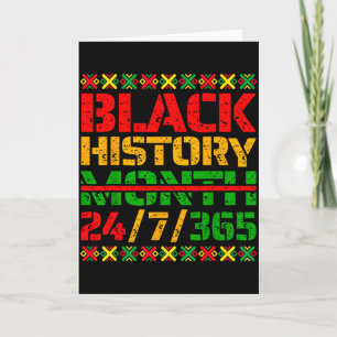 Black History Month One Month Cant Hold Our Histor Card