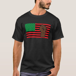 Black History Month Pan African Flag Black African T-Shirt