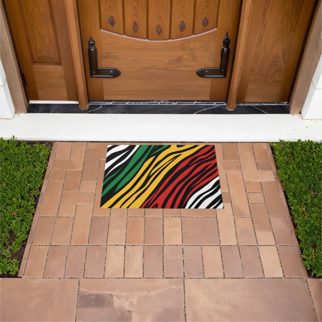 Black History Month Pattern  Doormat (Outdoor)