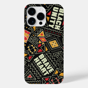 Black History Month Pattern iPhone 14 Pro Max Case