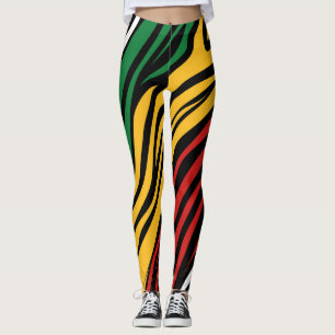 Black History Month Pattern  Leggings