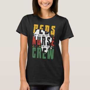 Black History Month PEDS Nurse Crew African Pediat T-Shirt