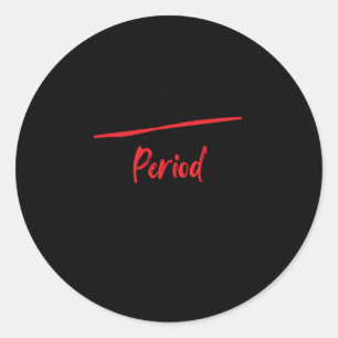 Black History (month) Period Sticker