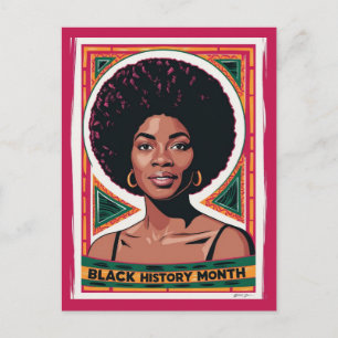 Black History Month Postcard