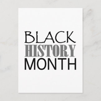 Black History Month Postcard