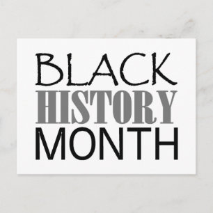 Black History Month Postcard