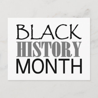 Black History Month Postcard