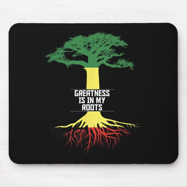Black History Month Pride African American History Mouse Pad (Front)