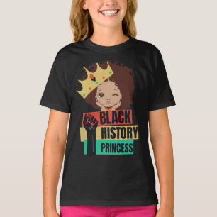 Black History Month Princess Black Girl Magic T-Shirt