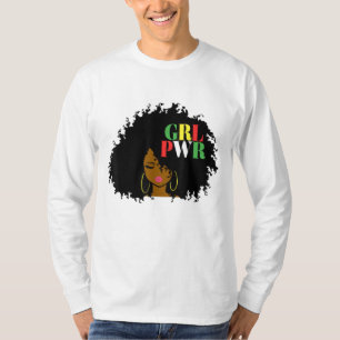 Black History Month Queen Melanin Girl Magic Women T-Shirt