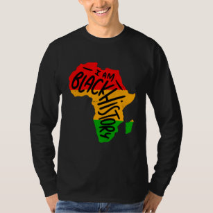Black History Month Quotes - I AM BLACK HISTORY T-Shirt