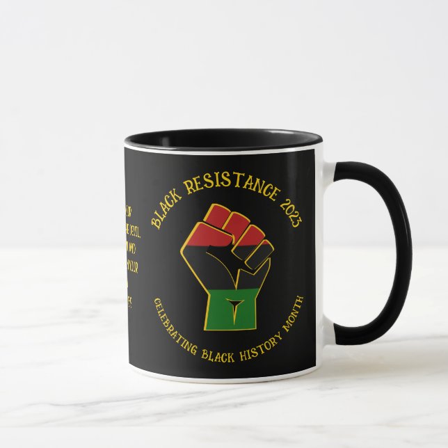 BLACK HISTORY MONTH Resistance 2023 Mug (Right)