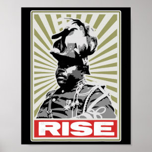 Black History Month - Rise Afrocentric  Poster