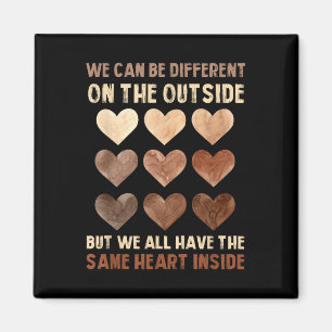 Black History Month Same Heart Inside African Prid Magnet