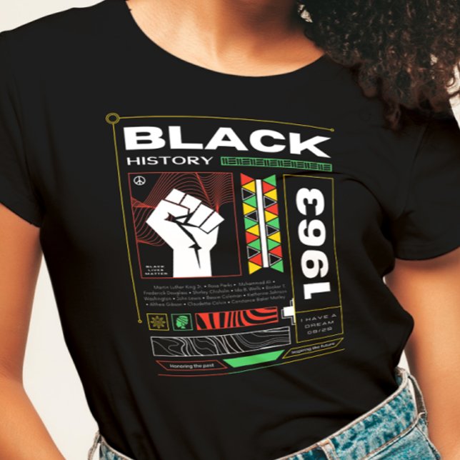 Black History Month Streetwear Brutalism T-Shirt (Creator Uploaded)