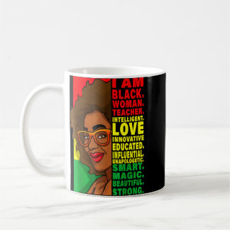 Black History Month Teacher Women African Teachers Coffee Mug