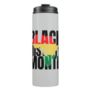 Black History Month Thermal Tumbler