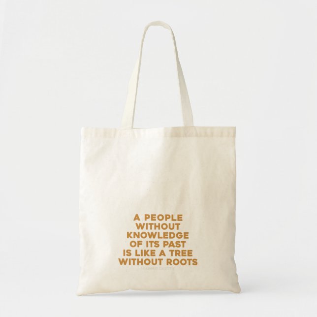 Black History Month - Tree Without Root - Black Is Tote Bag (Front)