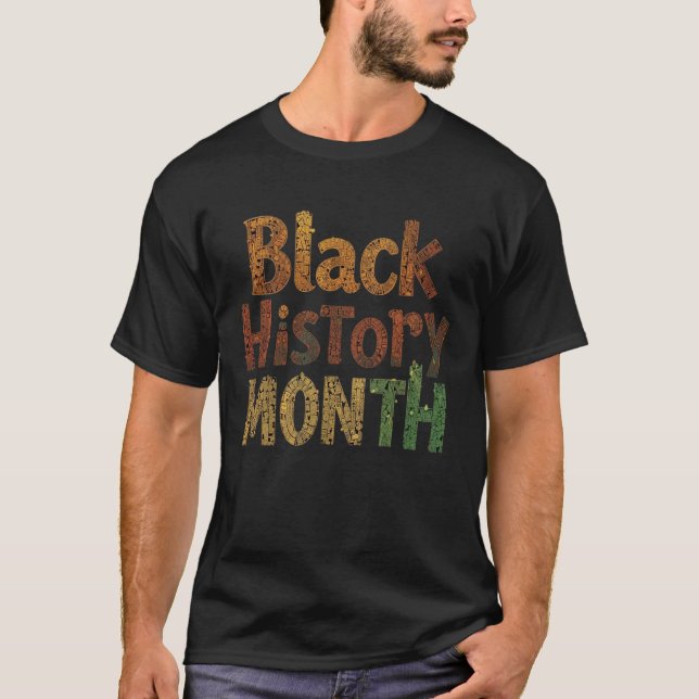 Black History Month-Unity in Colour T-Shirt (Front)