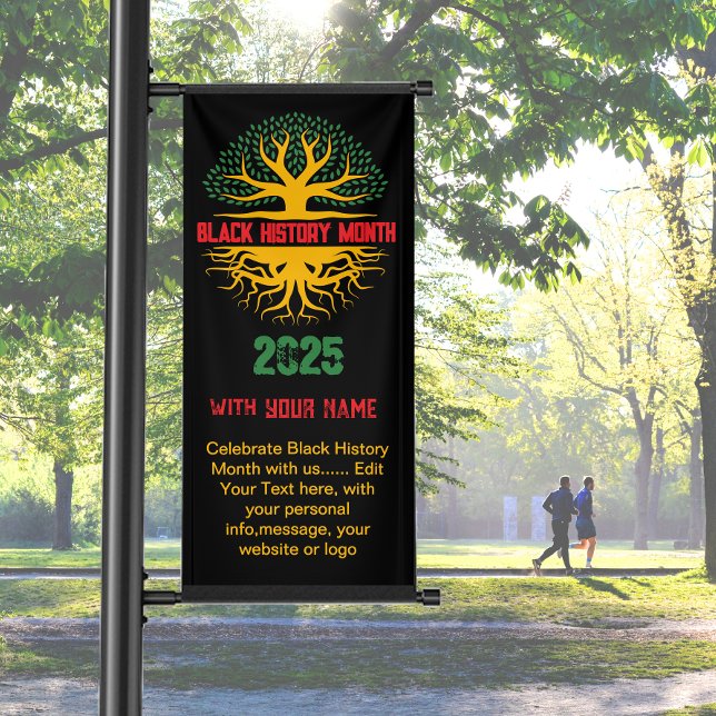 BLACK HISTORY MONTH Welcome Conference Banner (Creator Uploaded)