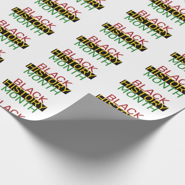 BLACK HISTORY MONTH WRAPPING PAPER (Corner)
