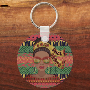 Black History Multi Fashion Key Chain