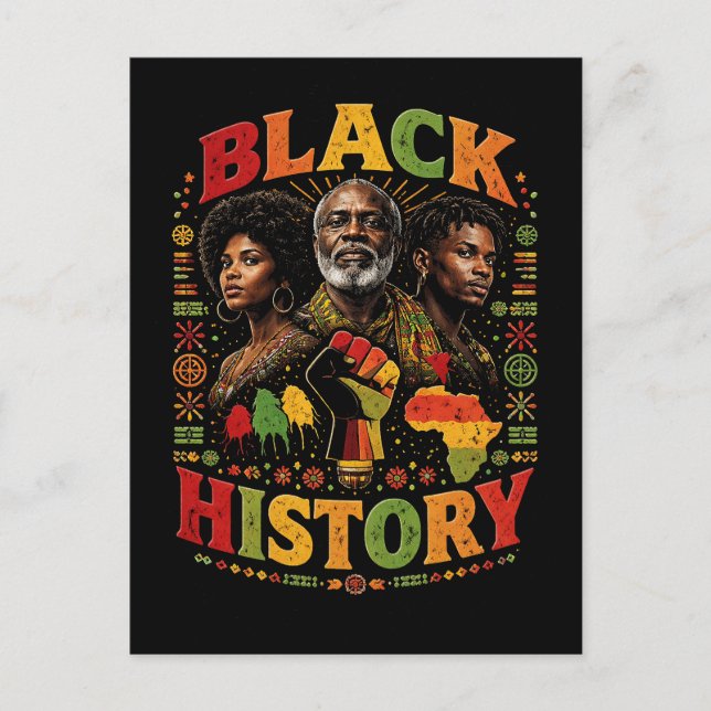 Black History Postcard (Front)