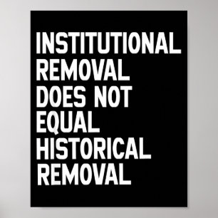 Black History Pride Social Justice Statement Tee  Poster