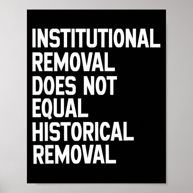 Black History Pride Social Justice Statement Tee  Poster (Front)