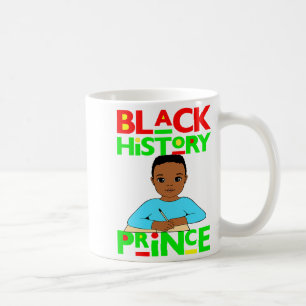 Black History Prince Melanin Boy Son Bruh Brown Sk Coffee Mug