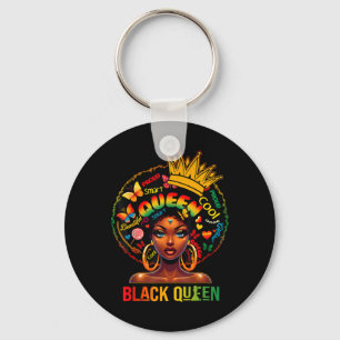 Black History Queen Black History Month Women Afri Keychain