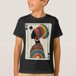 Black History Queen Melanin African American Junet T-Shirt