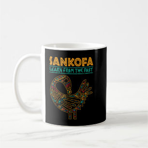 Black History Sankofa African Bird Juneteenth Coffee Mug