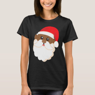 Black History Santa Funny Cool Pride Christmas T-Shirt