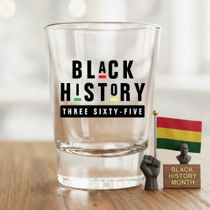 Black History Three Sixty-Five Retro 90s Colorful Shot Glass
