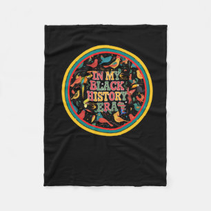 Black History Timeline Black Culture Sticker Fleece Blanket