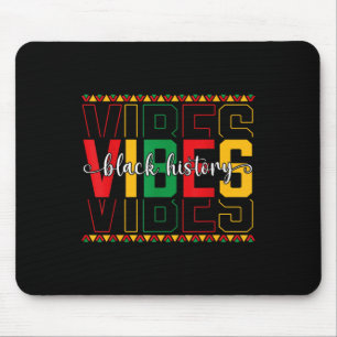 Black History Vibes African American Freedom Junet Mouse Pad