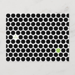 Black Hive Abstract Postcard