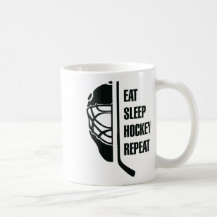Black Hockey Design For Professional Ice Hockey Pl Coffee Mug