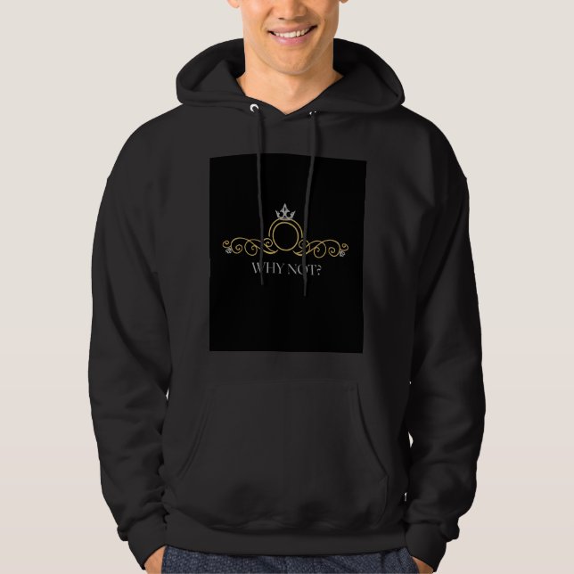  black hoddie hoodie (Front)