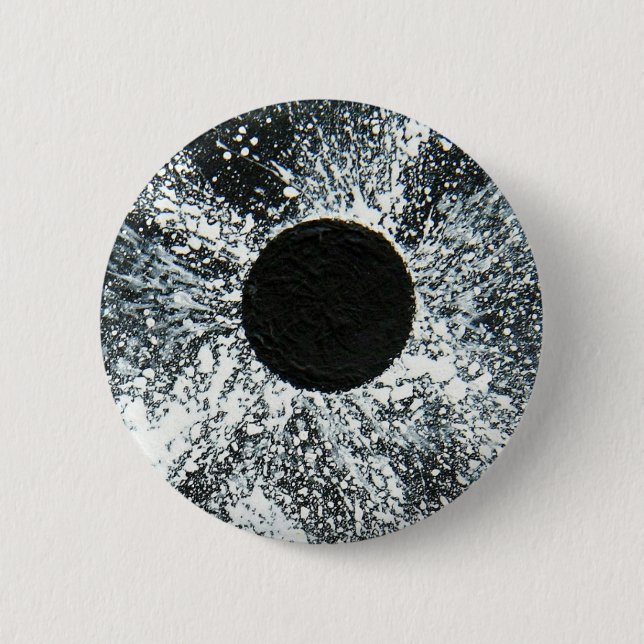 Black Hole 2 Inch Round Button (Front)