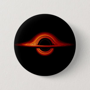 Black Hole Accretion Disc 2 Inch Round Button