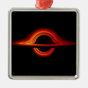 Black Hole Accretion Disc Metal Ornament
